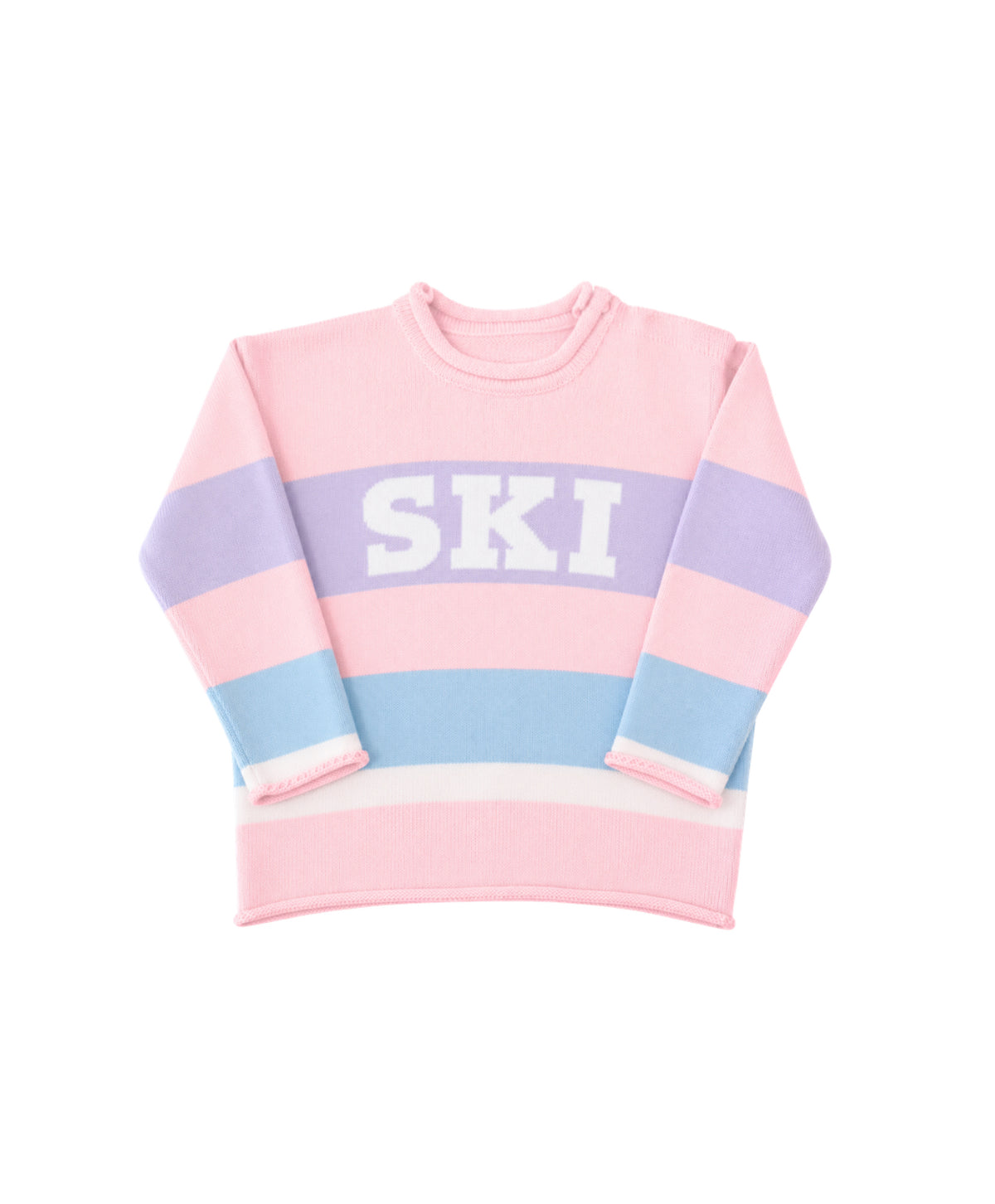 SKI roll neck knit sweater