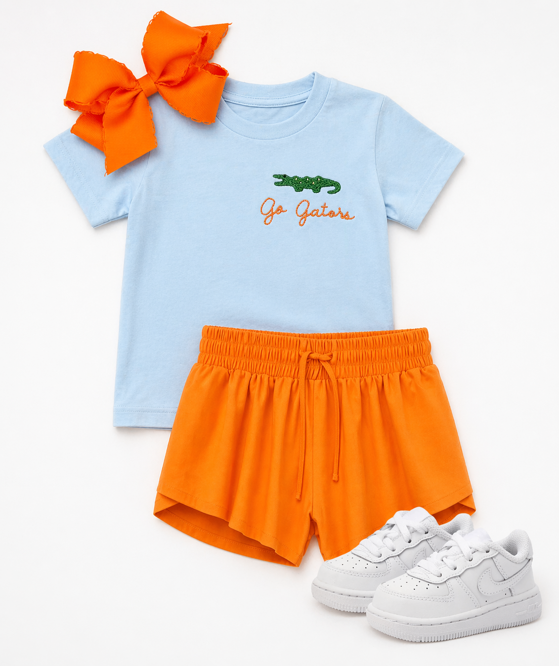 Unisex gator hand stitched t shirt