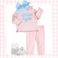 Pink Gingham Sweater