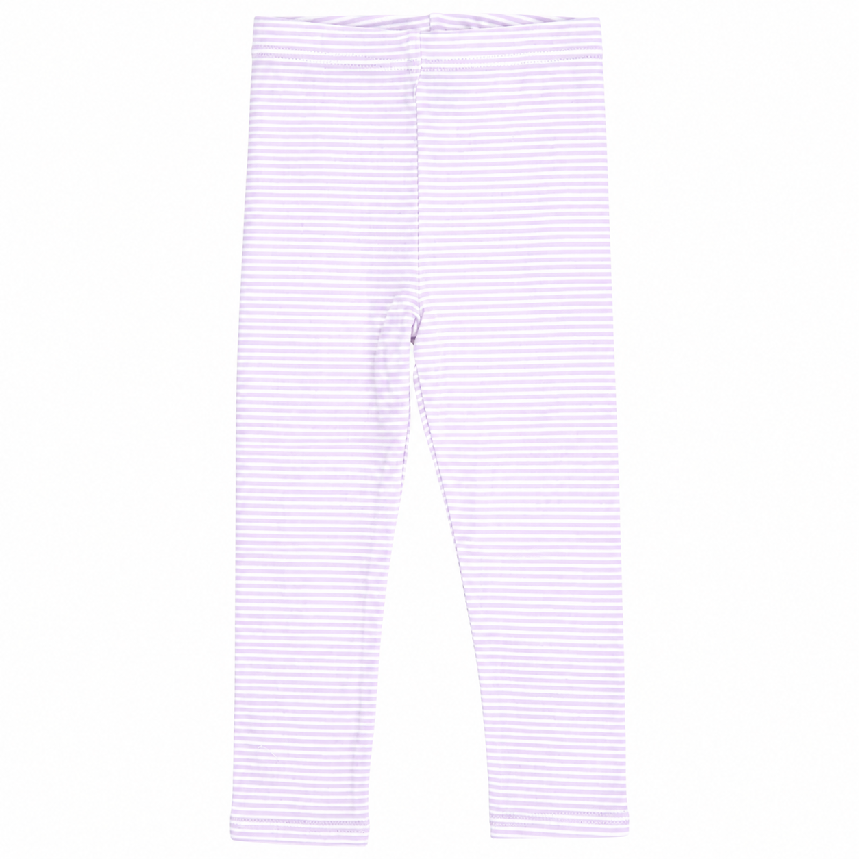 Lavender and white stripe leggings