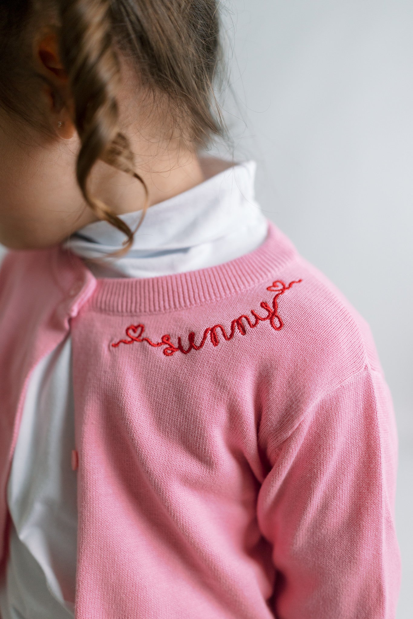 Pink campure cardigan