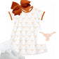 Longhorn knit cotton dress