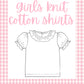 Girls knit cotton shirt