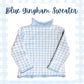 Blue Gingham Sweater