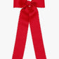 Red scallop long bow