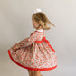 Girls Christmas floral dress