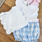 Interchange scallop top for girls bubble