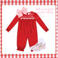 Smocked hearts and bows