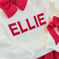 Custom name knit sweater