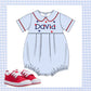 Light blue gingham bubble