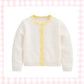 Scallop cardigan sweater