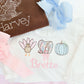 Girls pink gingham custom pant set