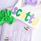 Personalized Mardi Gras sweater
