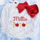 Custom back to school monogram bloomers