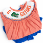Go Gators smocked set