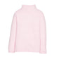 Pink and white stripe turtle neck