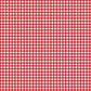 1 meter of red micro gingham fabric