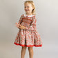 Girls Christmas floral dress