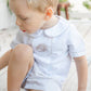 Boys gingham turkey short set