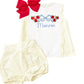 Girls Back to school Diaper Set
