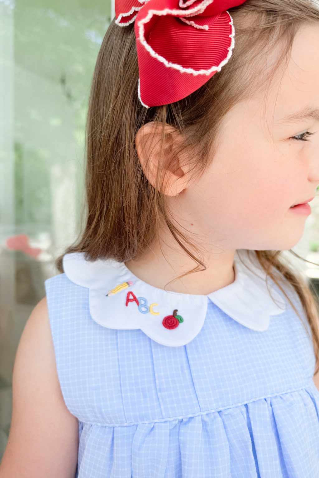 ABC collar dress