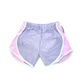 Pink and purple seersucker shorts