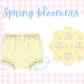 Yellow spring floral bloomers