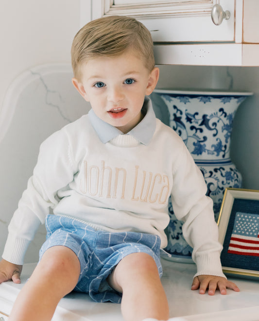 Boys monochromatic sweater