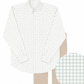 Boys long sleeve sage window pane shirt