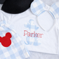 Boys Mickey appliqué shirt