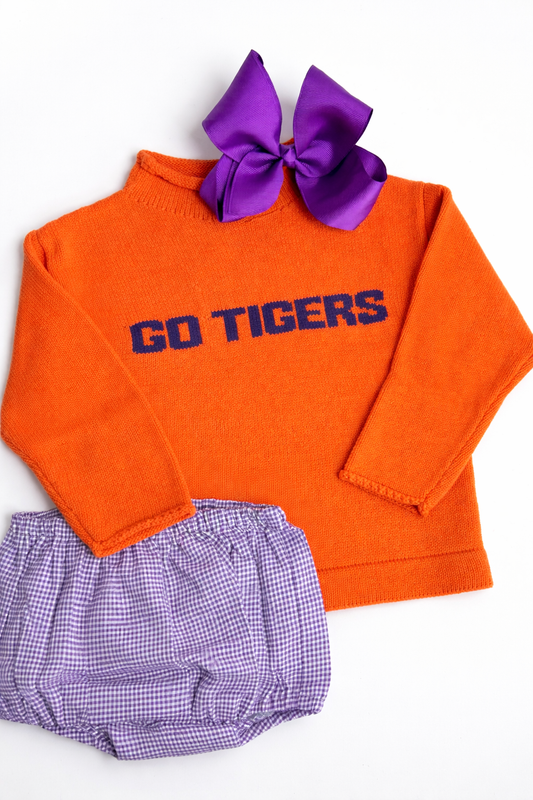 Go Tigers knit sweater