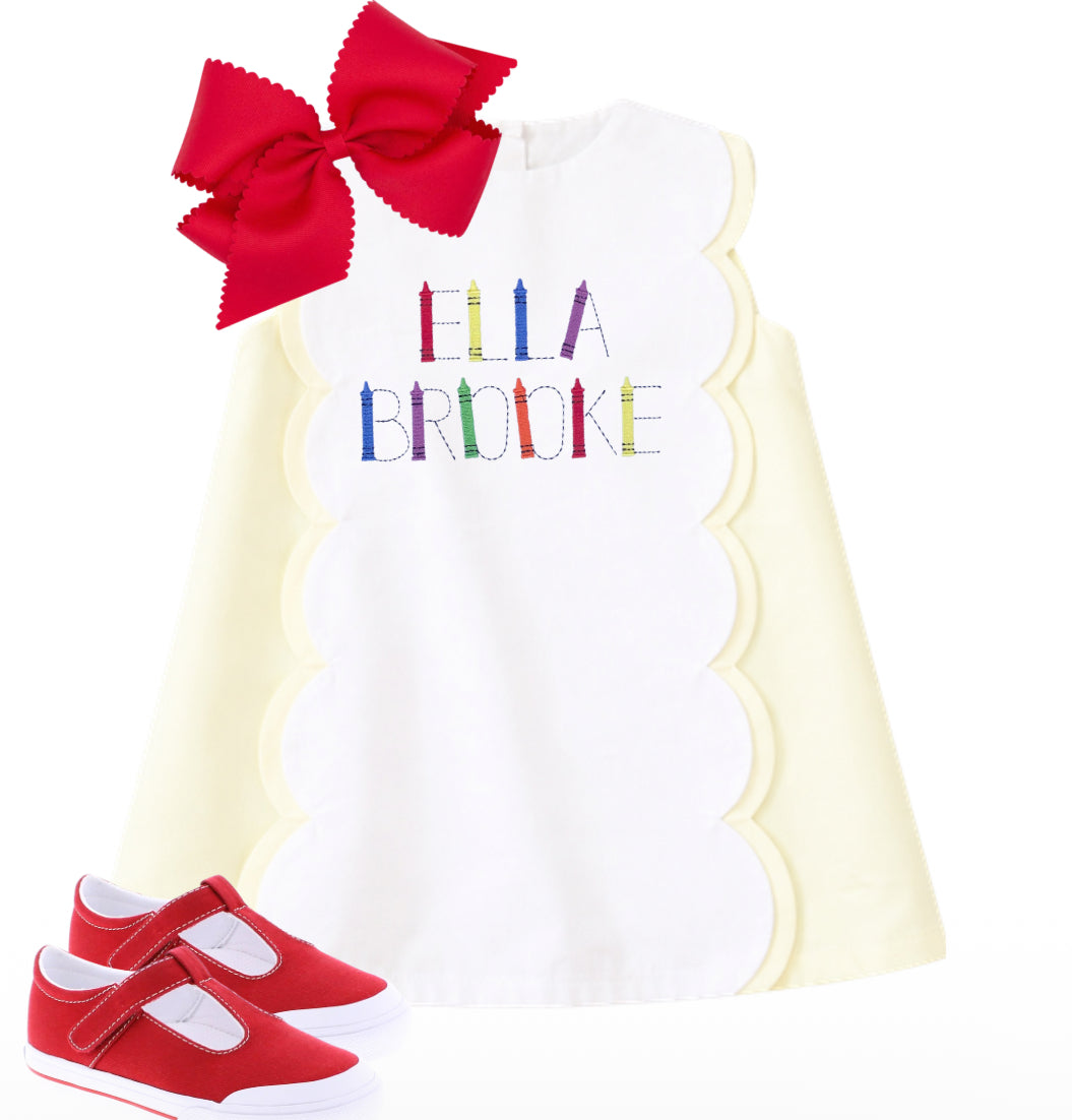 Girls Back to school Dress