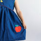 Girls vintage ABC back to school dress