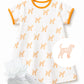 Hound knit cotton dress