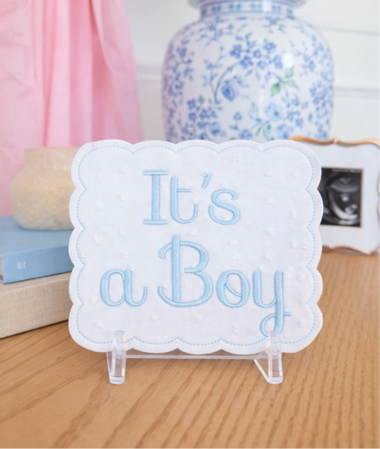 It’s a boy announcement banner