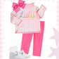 Pink Gingham Sweater