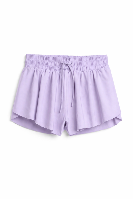 Lavender Girls butterfly shorts
