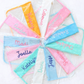Summer custom name zip bag