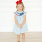 Patriotic bow dress