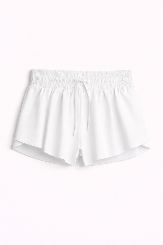 White Girls butterfly shorts