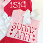 Hearts name sweater