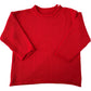Red roll neck sweater