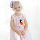 Pink and lavender gingham spooky dress