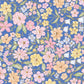 Dark blue floral leggings