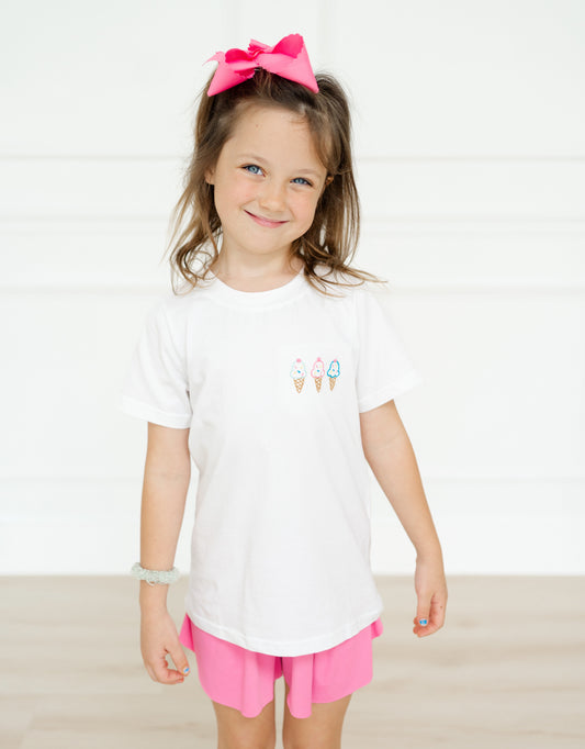 Hand Stitched Ice Cream shirt