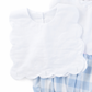 Interchange scallop top for girls bubble