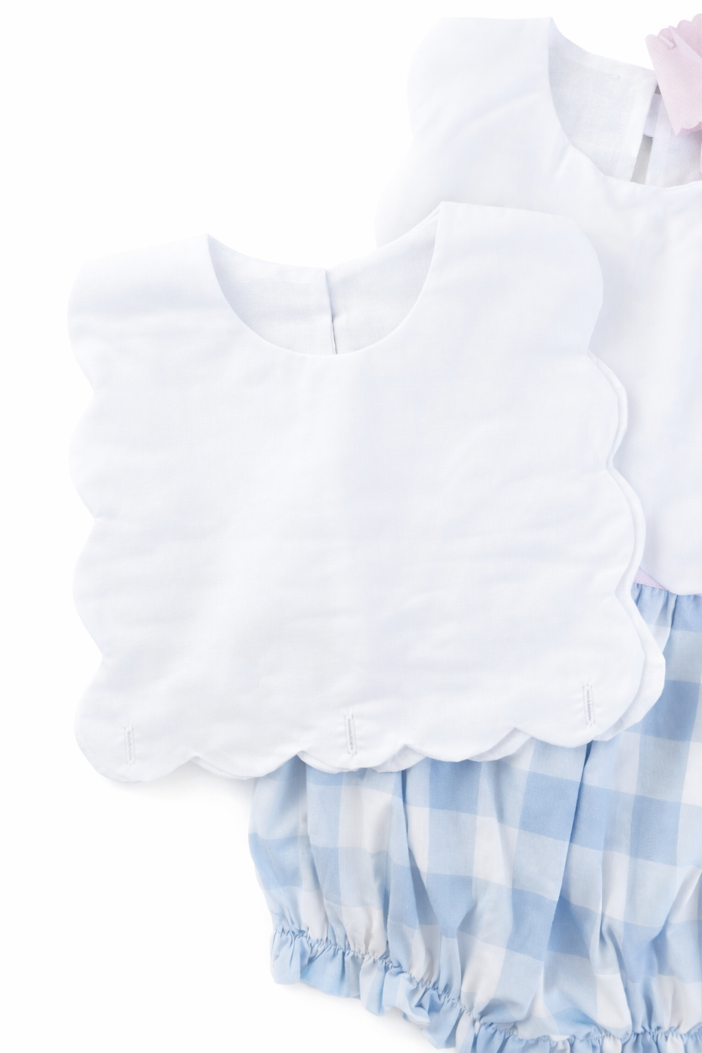 Interchange scallop top for girls bubble
