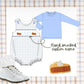 Boys hand smocked pie bubble