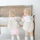Boys tan gingham bubble