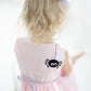 Pink and lavender gingham spooky dress